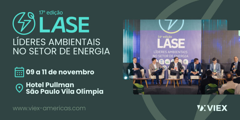 17º LASE – Líderes Ambientais no Setor de Energia, de 9 a 11 de novembro de 2026